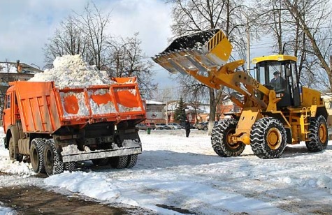 Вывоз снега в Москве